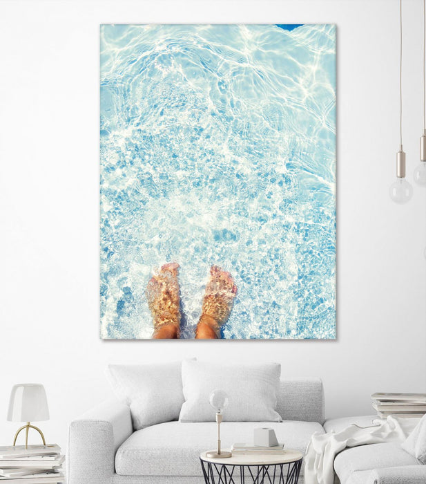 \"Relaxed Feet\" Giant Art 72x54 Wall Art