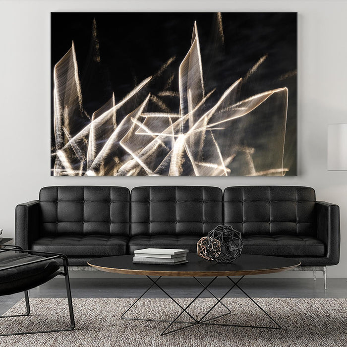\"Chiffon Light Sculpture\" Giant Art 72x48 Wall Art