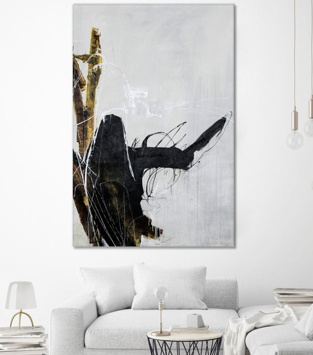 \"Lever Down\" Giant Art 84x54 Wall Art