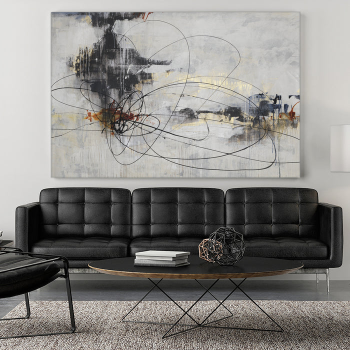 \"Mess With The Mind I\" Giant Art 84x54 Wall Art