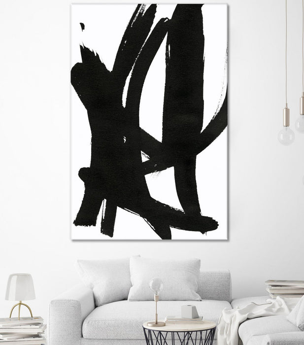 \"Composition In Black And White 7\" Giant Art 72x48 Wall Art