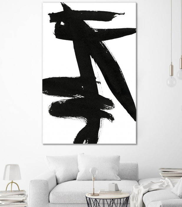 \"Composition In Black And White 9\" Giant Art 72x48 Wall Art