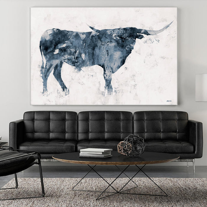 \"Longhorn V2\" Giant Art 84x54 Wall Art