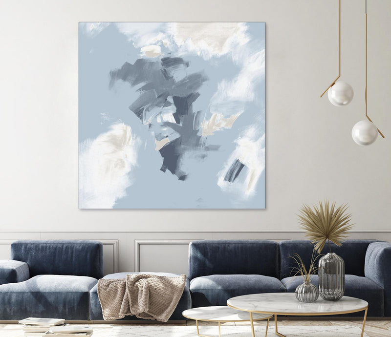 \"Peaches And Cream Ii\" Giant Art 54x54 Wall Art