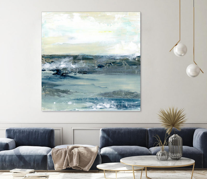 \"Coastal Blues I\" Giant Art 54x54 Wall Art