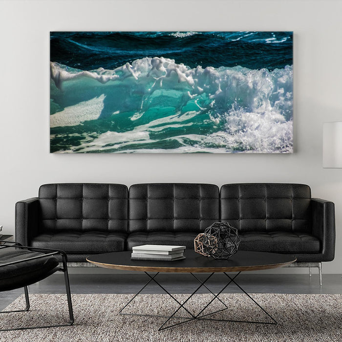 \"Broken Waves\" Giant Art 72x36 Wall Art