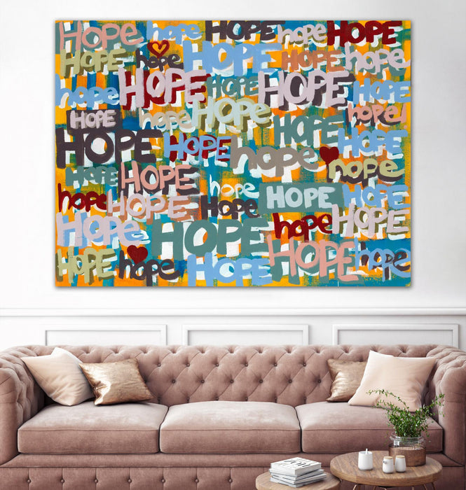 \"Its Time For Hope\" Giant Art 72x54 Wall Art