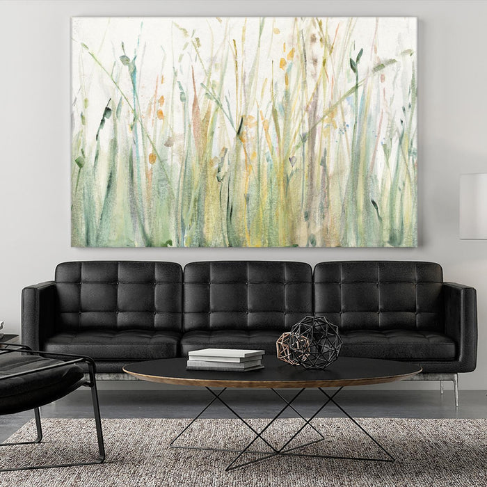 \"Spring Grasses I\" Giant Art 84x54 Wall Art