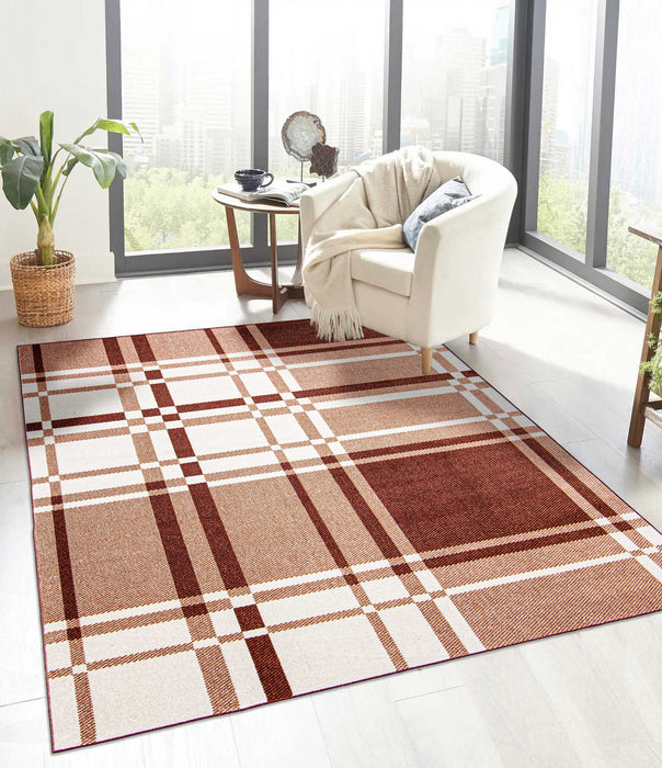 Roma Copper Machine Washable Area Rug - 5'0\" x 7'0\"
