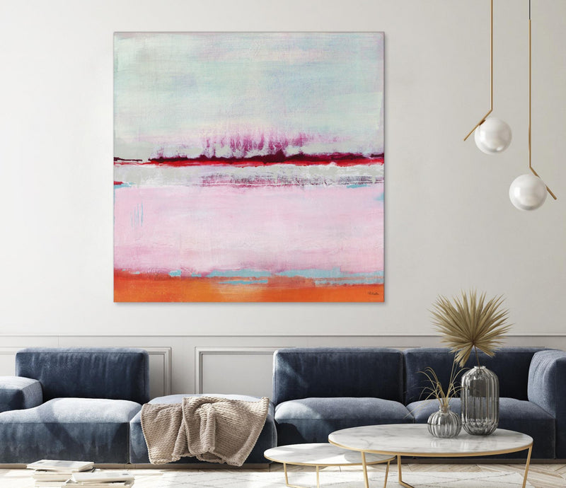 \"Persimmon Jump Ii\" Giant Art 54x54 Wall Art