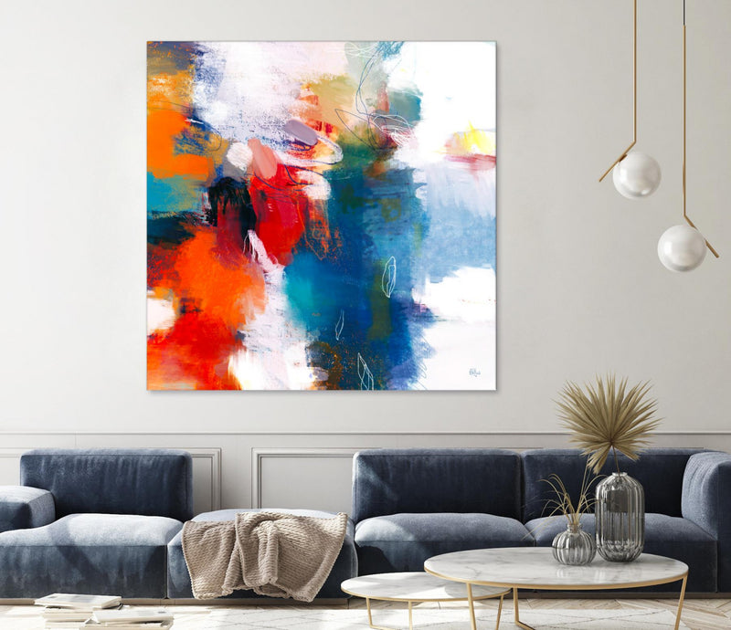 \"It's A Party Ii\" Giant Art 72x72 Wall Art