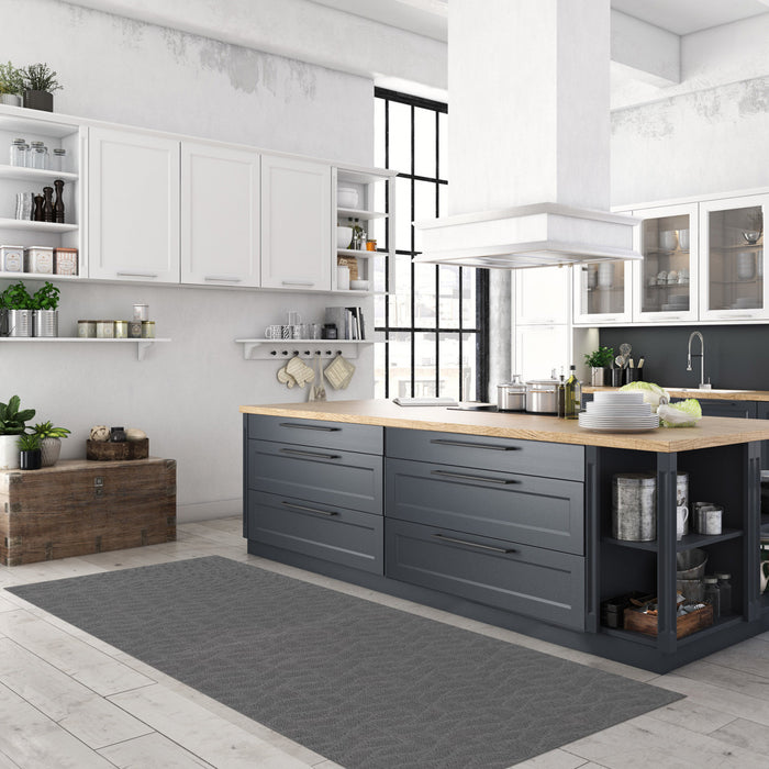 Bellezza Dark Grey 2'2\" x 5'0\" Area Rug