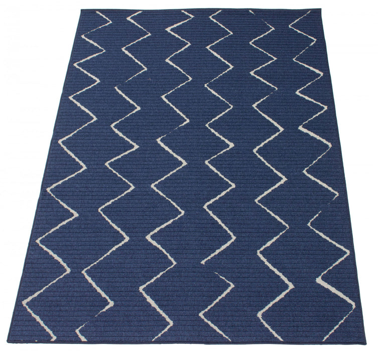 Kimi Blue 3'11\" x 5'7\" Area Rug