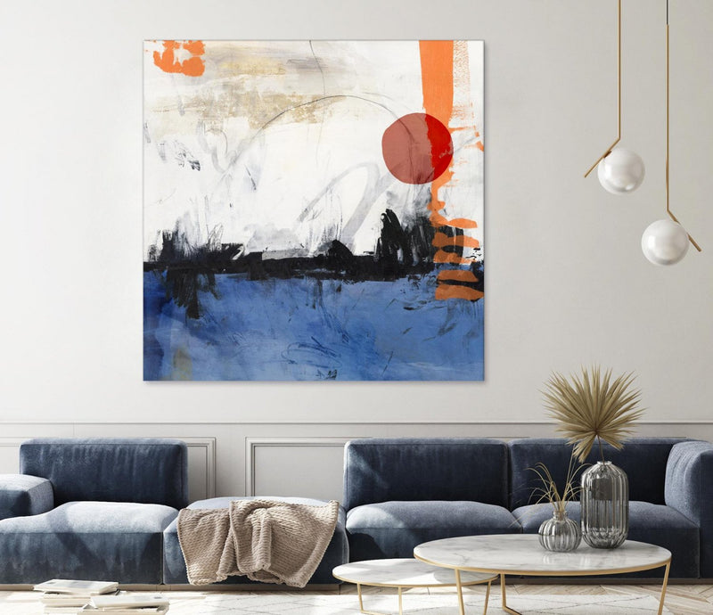 \"Midnight Rise I\" Giant Art 72x72 Wall Art