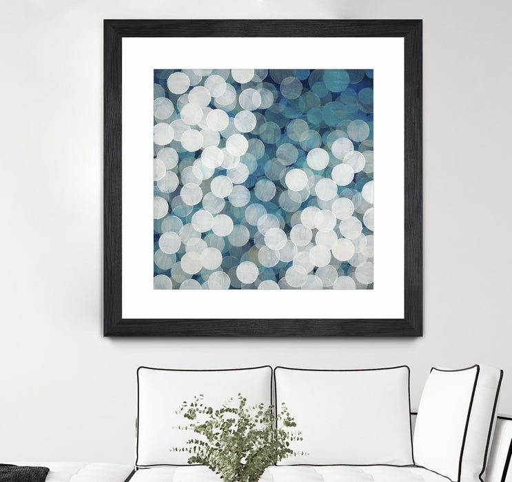 \"Head In The Clouds\" Matted and Framed Black 30x30 Wall Art