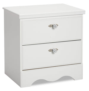 Diamond Dreams 2-Drawer Nightstand for Kids, 21.73