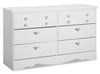 Diamond Dreams 6-Drawer Dresser