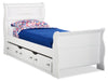 Diamond Dreams Twin Sleigh Bed with Trundle