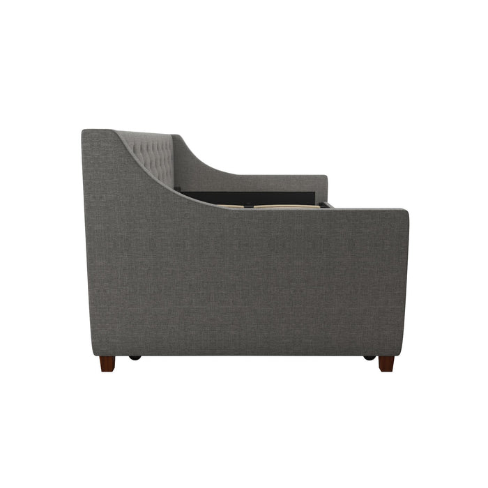 Novogratz Her Majesty Daybed and Trundle - Grey