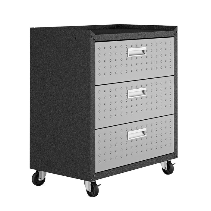 Fortress 31.5\" Mobile Garage Chest with Drawers