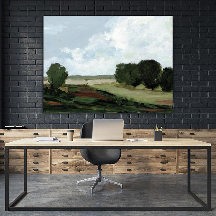 \"Green Grove\" Giant Art 72x54 Wall Art