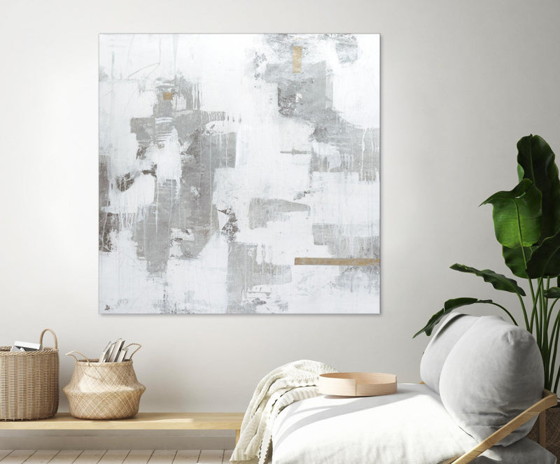 \"Haloed In Metallic Ii\" Giant Art 54x54 Wall Art