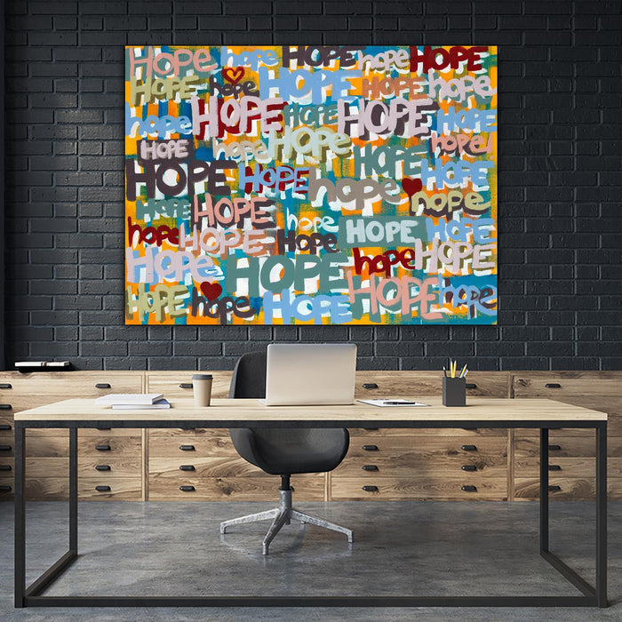 \"Its Time For Hope\" Giant Art 72x54 Wall Art