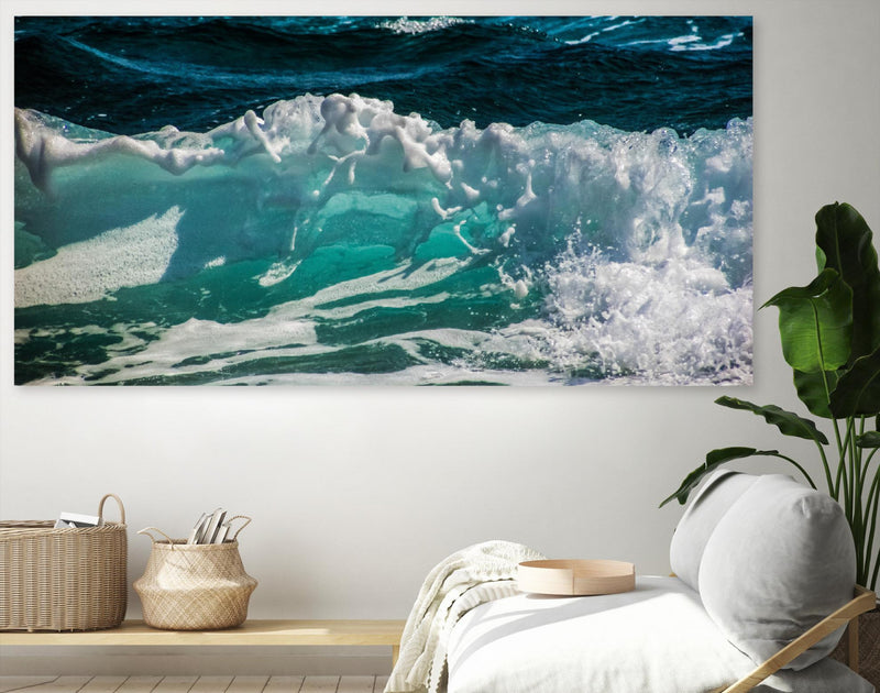 \"Broken Waves\" Giant Art 72x36 Wall Art