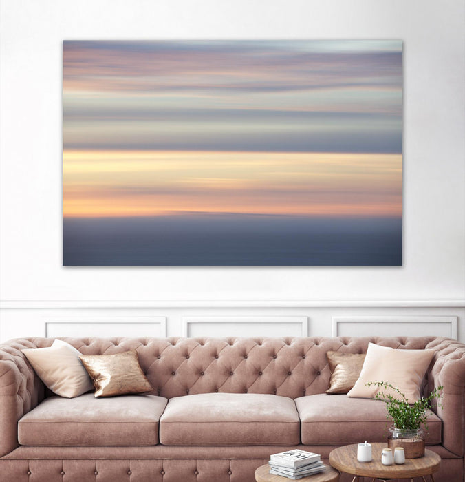 \"Ocean Kisses Sky\" Giant Art 72x48 Wall Art
