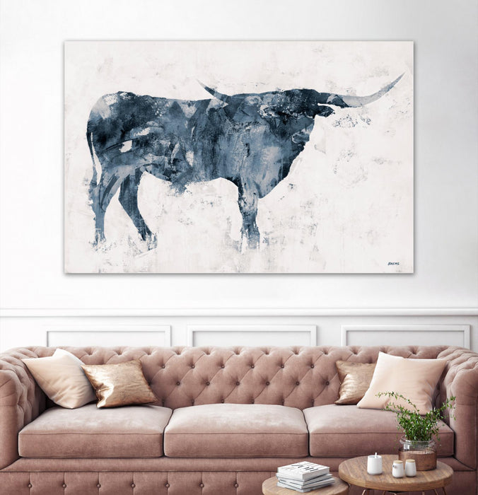 \"Longhorn V2\" Giant Art 84x54 Wall Art