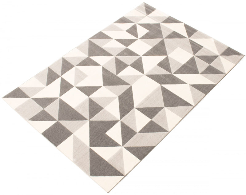 Nuria Grey 5'3\" x 7'7\" Area Rug