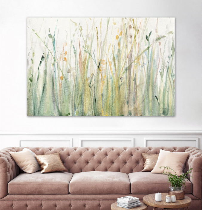 \"Spring Grasses I\" Giant Art 72x48 Wall Art