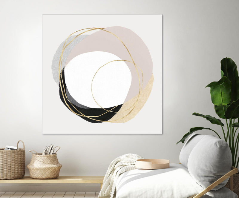 \"Ring Of Gold Ii\" Giant Art 54x54 Wall Art
