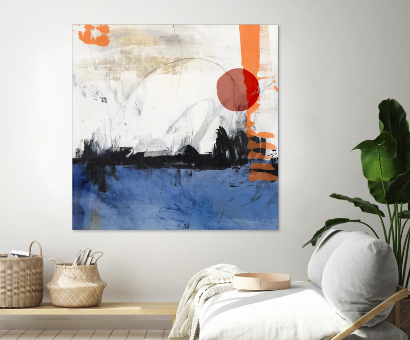 \"Midnight Rise I\" Giant Art 72x72 Wall Art