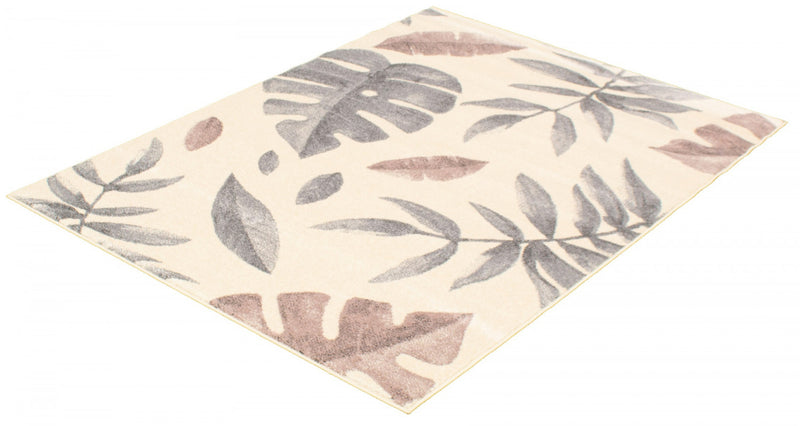 Palta Cream-Rose Area Rug - 7'10\" x 10'2\"