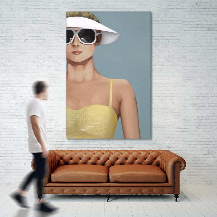 \"Glamour Rays\" Giant Art 72x48 Wall Art