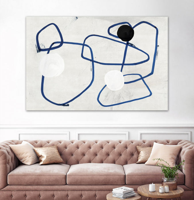 \"Midblue I\" Giant Art 84x54 Wall Art