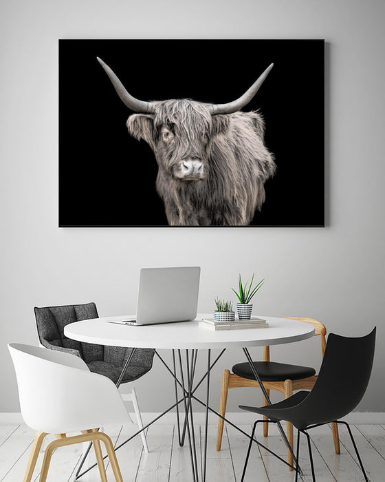 \"A New Kid In Town\" Canvas Framed Black 36x24 Wall Art