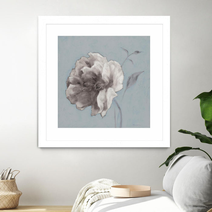 \"Floral Symposium Ii\" Matted and Framed White 30x30 Wall Art