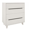 Nordika 4-Drawer Chest - White