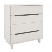 Nordika 4-Drawer Chest - White 