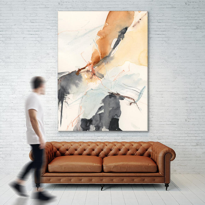 \"Efflux Ii\" Giant Art 72x54 Wall Art