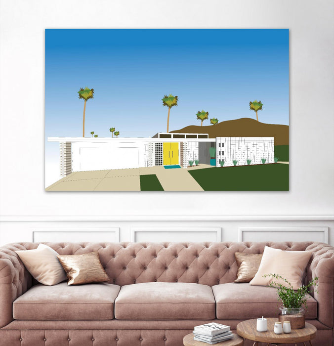 \"Palm Spring Living Ii\" Giant Art 84x54 Wall Art