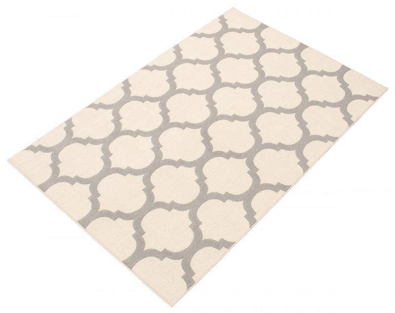 Sophie Light Grey Area Rug - 4'7\" x 6'7\"