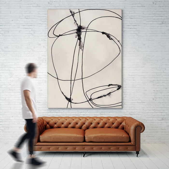 \"Tangled Ties\" Giant Art 72x54 Wall Art