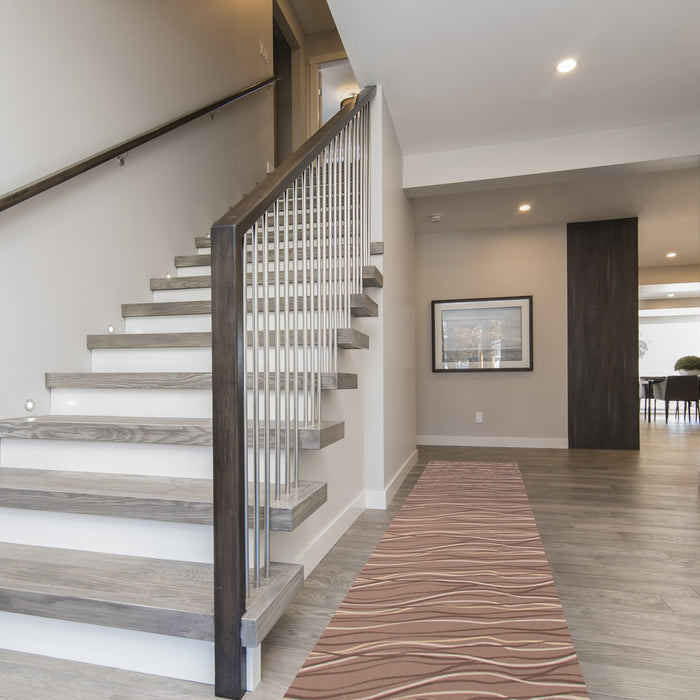 Bellezza Brown 2'2\" x 12'0\" Area Rug