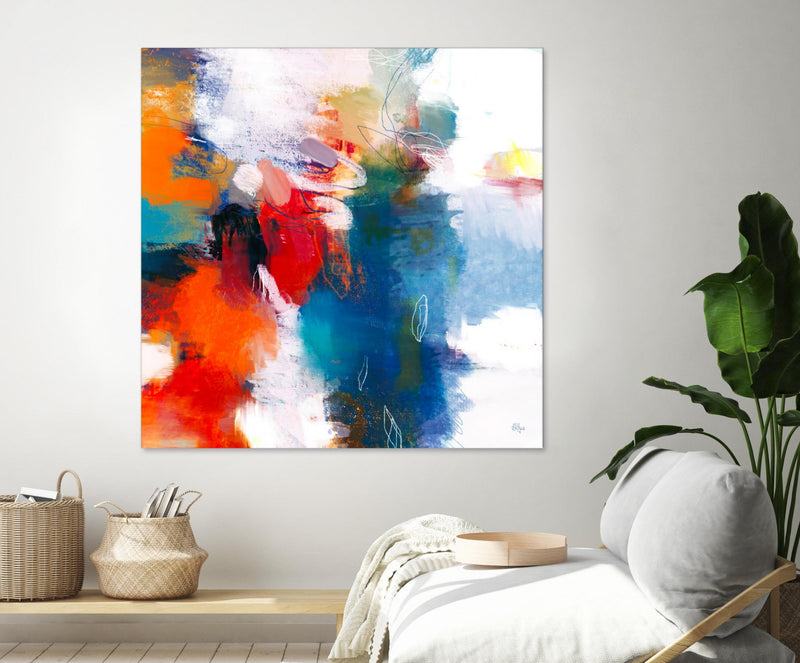 \"It's A Party Ii\" Giant Art 72x72 Wall Art