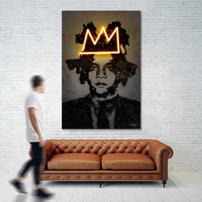 \"Basquiat\" Giant Art 72x48 Wall Art
