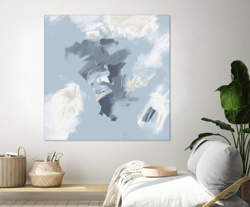 \"Peaches And Cream Ii\" Giant Art 54x54 Wall Art