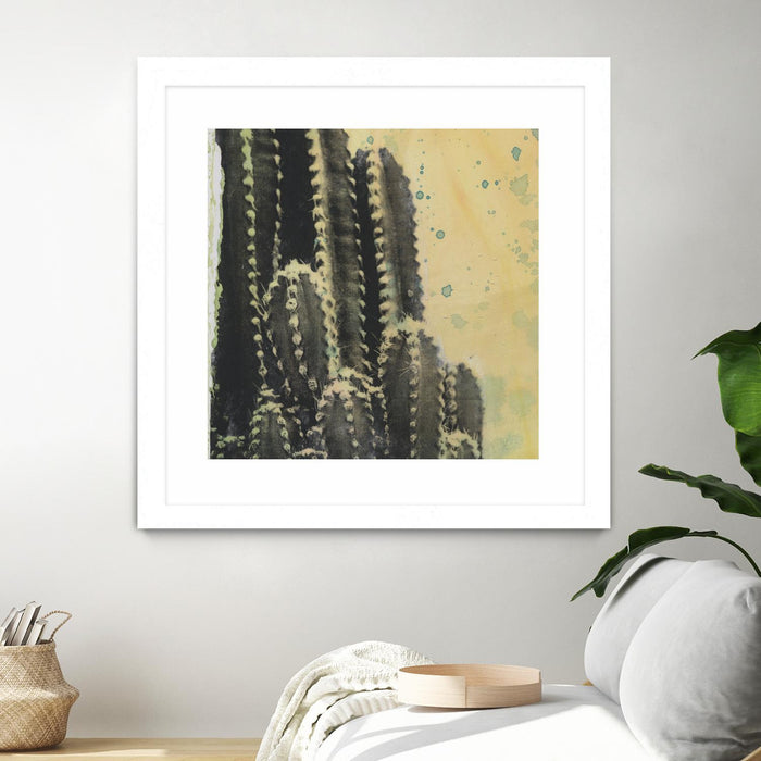 \"Desert Dreams Iv\" Matted and Framed White 30x30 Wall Art